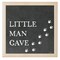 12" x 12" Little Man Cave Framed Wall Art, Contemporary Home Décor for Baby or Child's Room, Glass Facing and Hanging Hardware Included